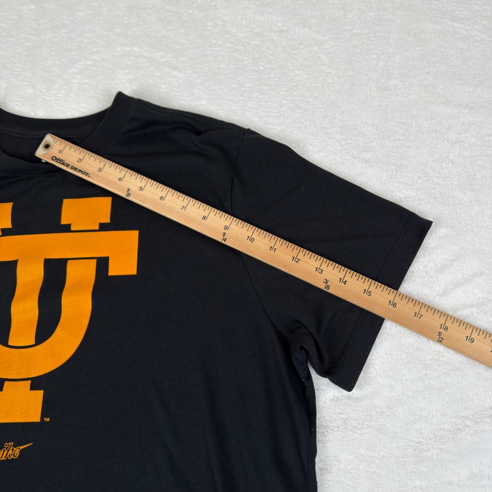 The Nike Tee Mens Tennessee Volunteers Shirt Black Orange DJ6438-010 Size L - Picture 7 of 9